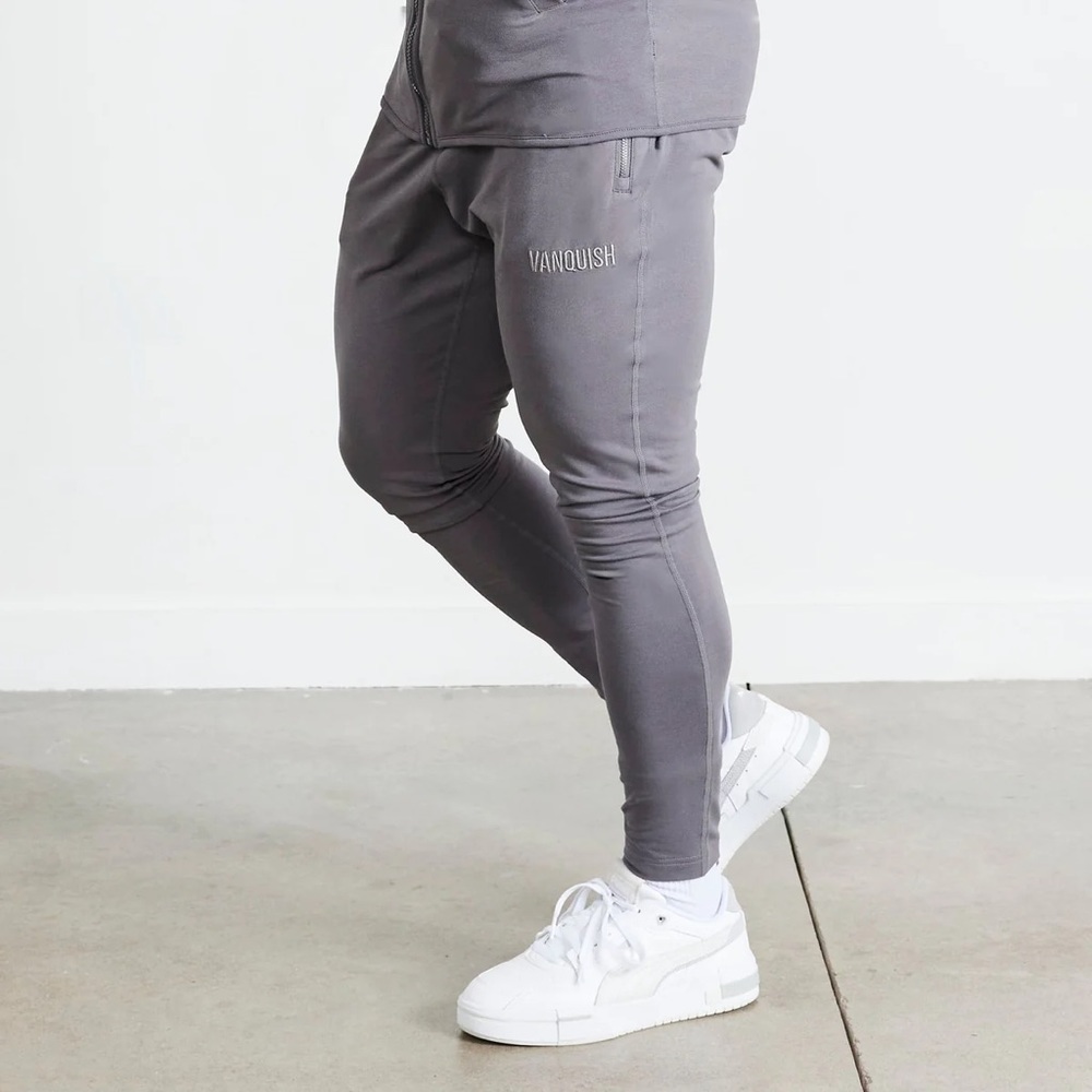 VANQUISH ECLIPSE V2 GREY TAPERED SWEATPANTS